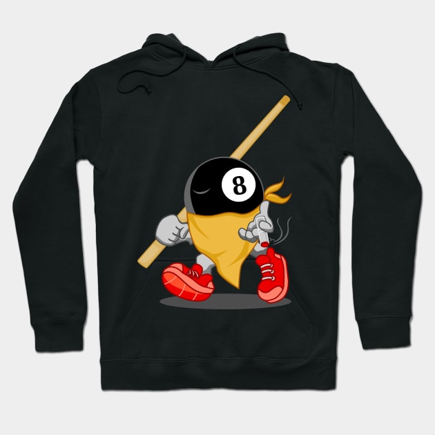 Action Pool Mascots Colors Hoodie by Dheograft